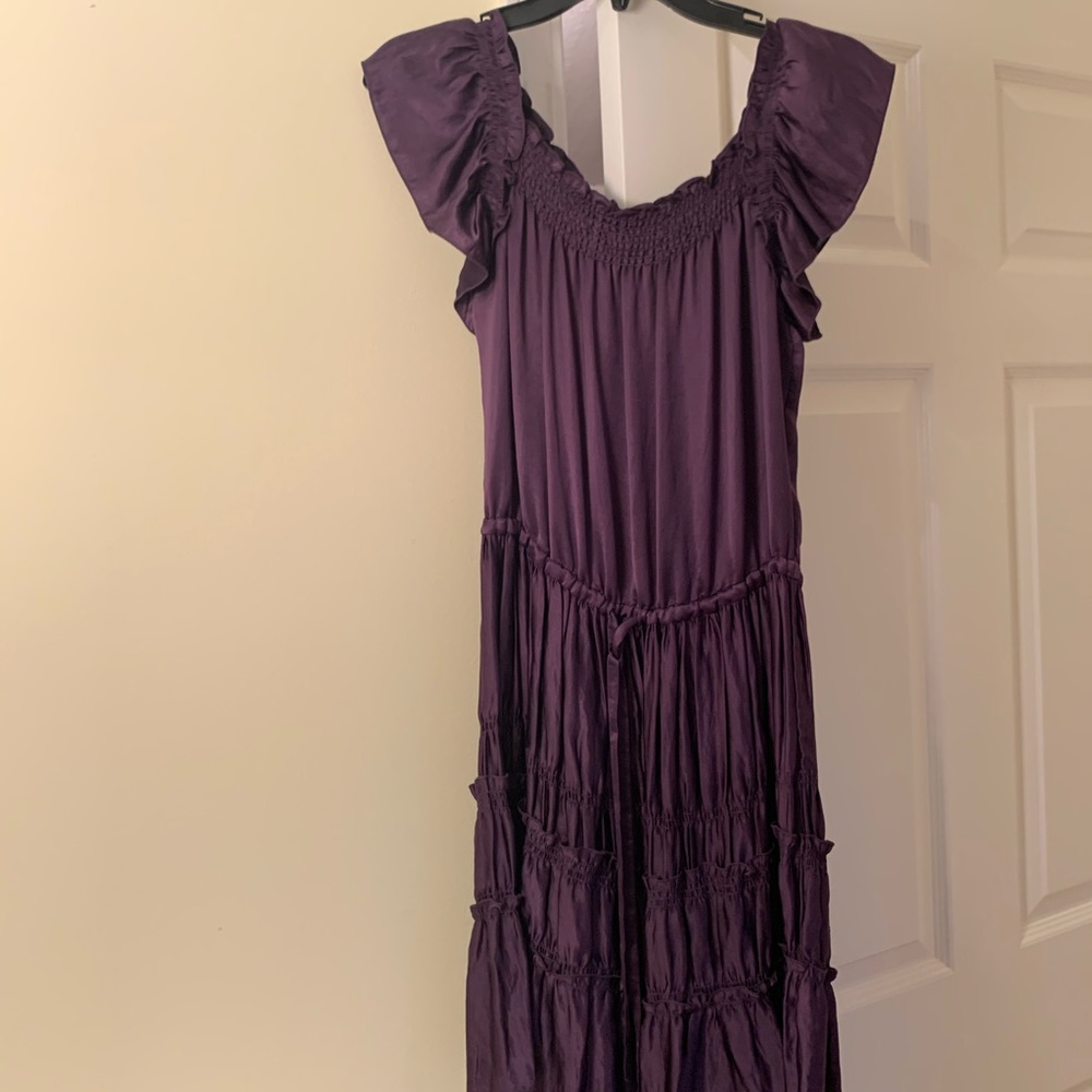 Theory Ruffle Tiered Dress